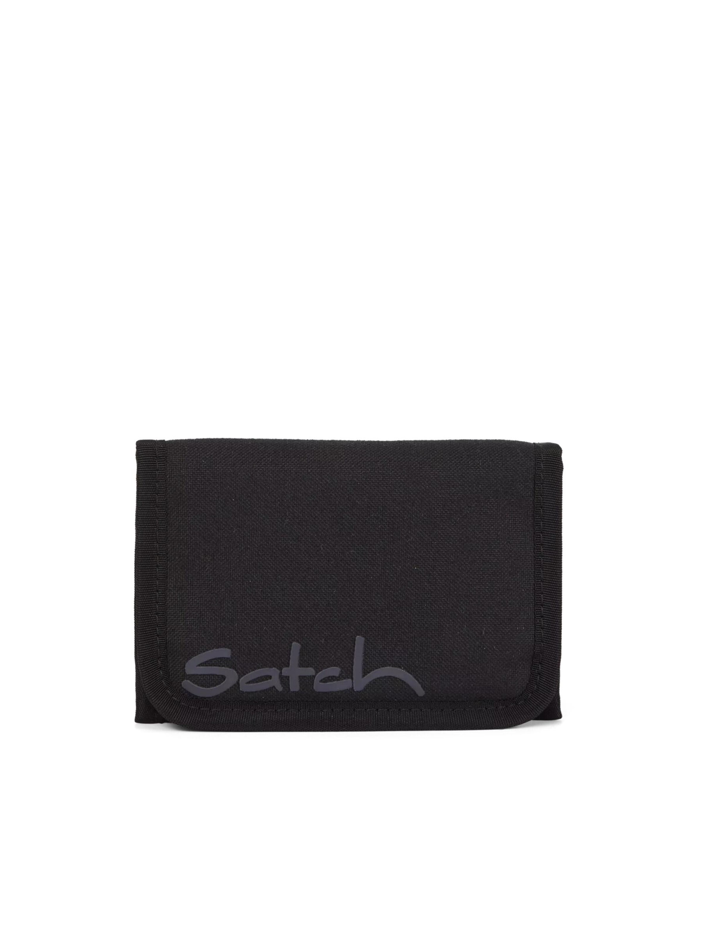 Satch Portemonnaie 'Portemonnaie Geldbeutel'‌‌‌‌‌‌ in Schwarz: Vorderseite