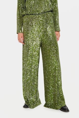 Loosefit Pantaloni 'Reyana' di SAINT TROPEZ in verde: frontale
