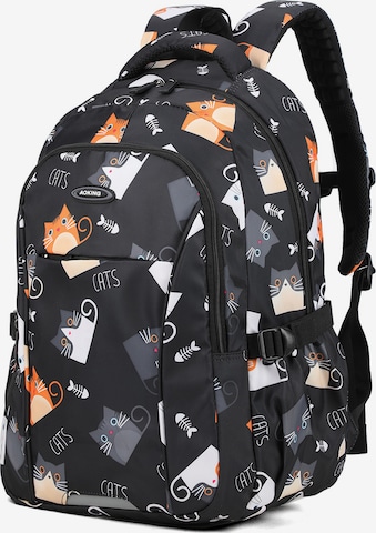 Sac à dos Aoking en noir : devant