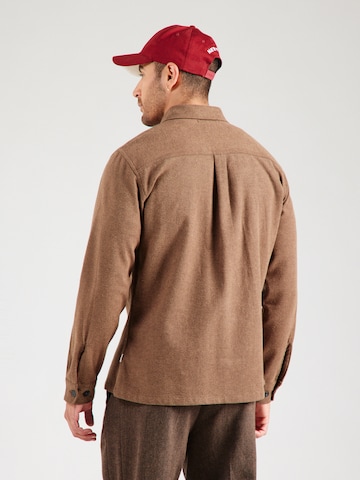 JACK & JONES Средняя посадка Рубашка 'JPRRAYLE' в Коричневый