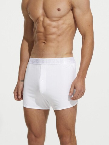 SEOBEAN Boxer shorts 'Baumwolle Boxer Shorts Home Classic' in White: front