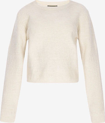 faina - Pullover em branco: frente