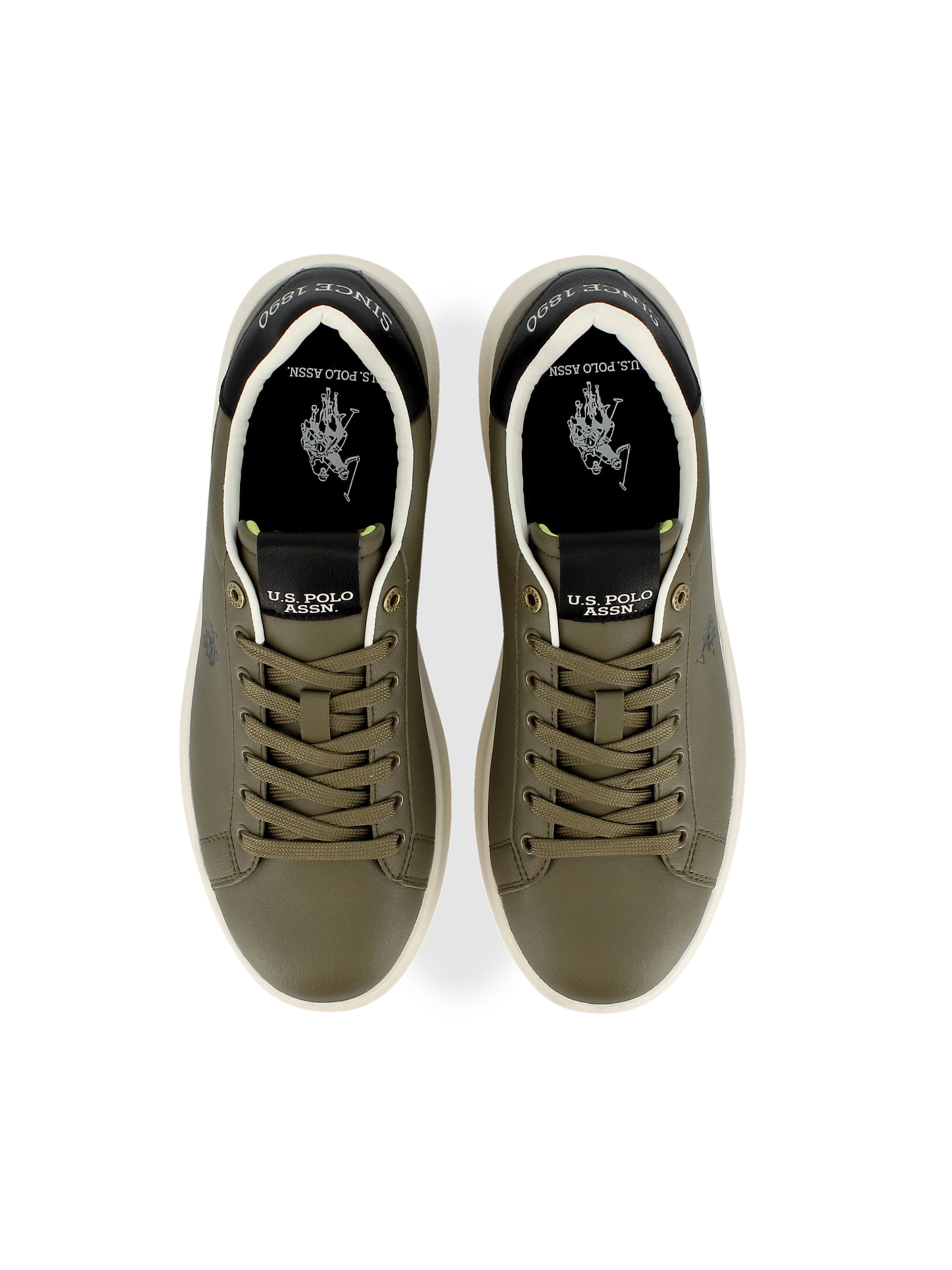 Baskets basses 'Cody' US POLO ASSN. en vert