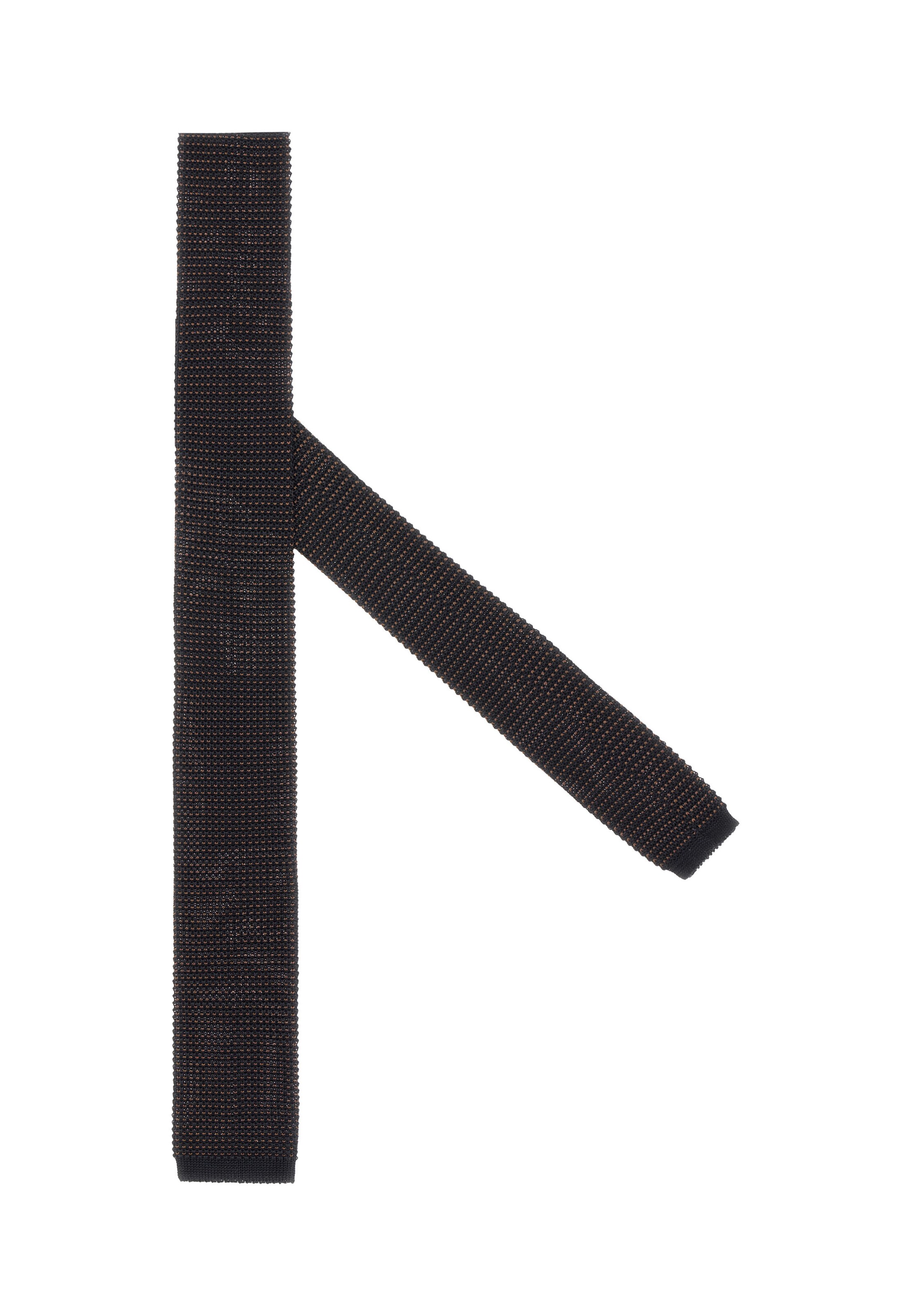 Boggi Milano Cravate en marron / noir, Vue avec produit