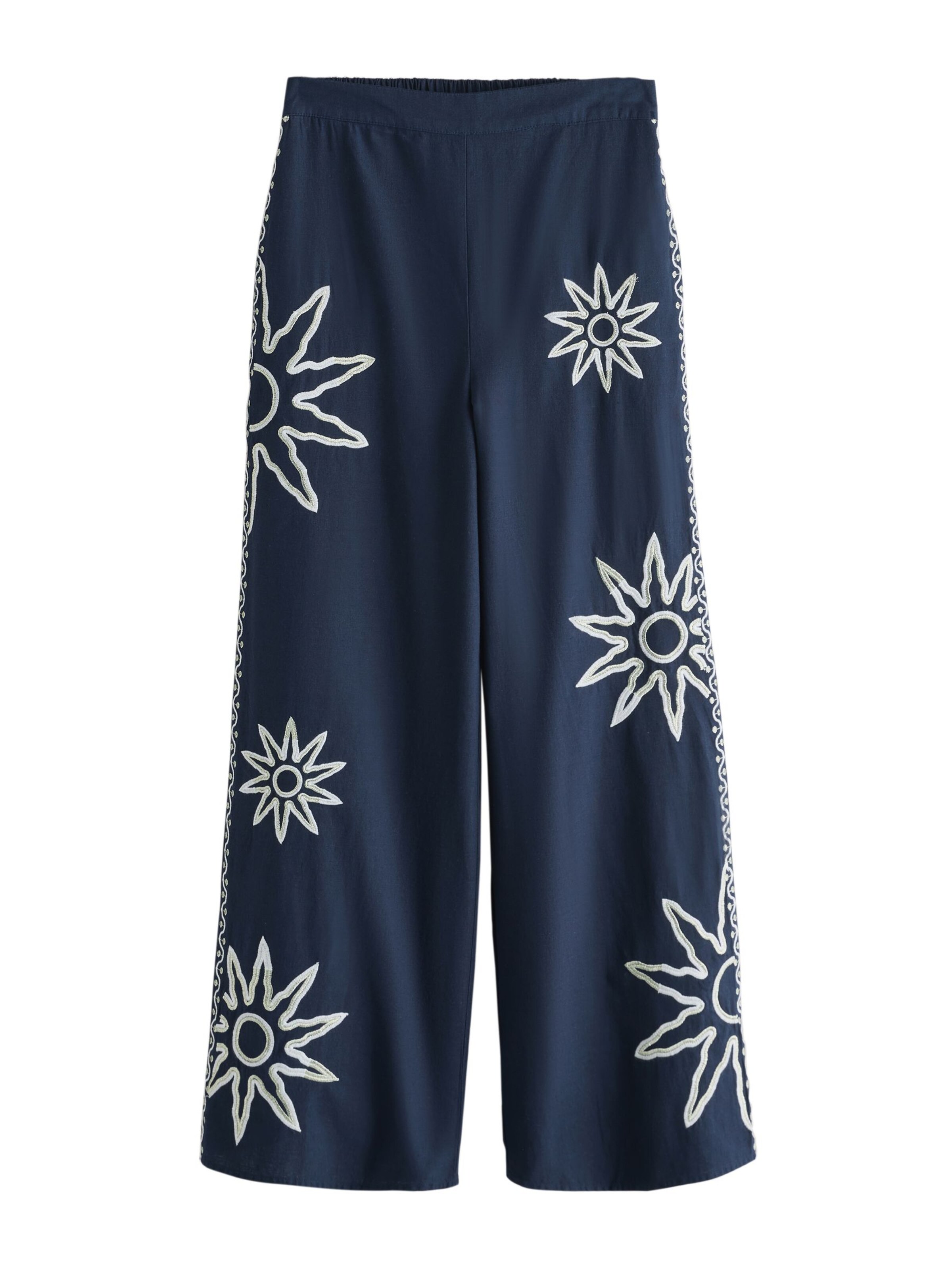 Next Hlače | mornarska / pastelno zelena / bela barva, Prikaz izdelka