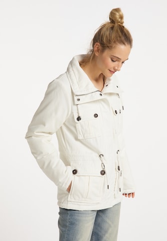 DreiMaster Vintage Winter Jacket in White: front