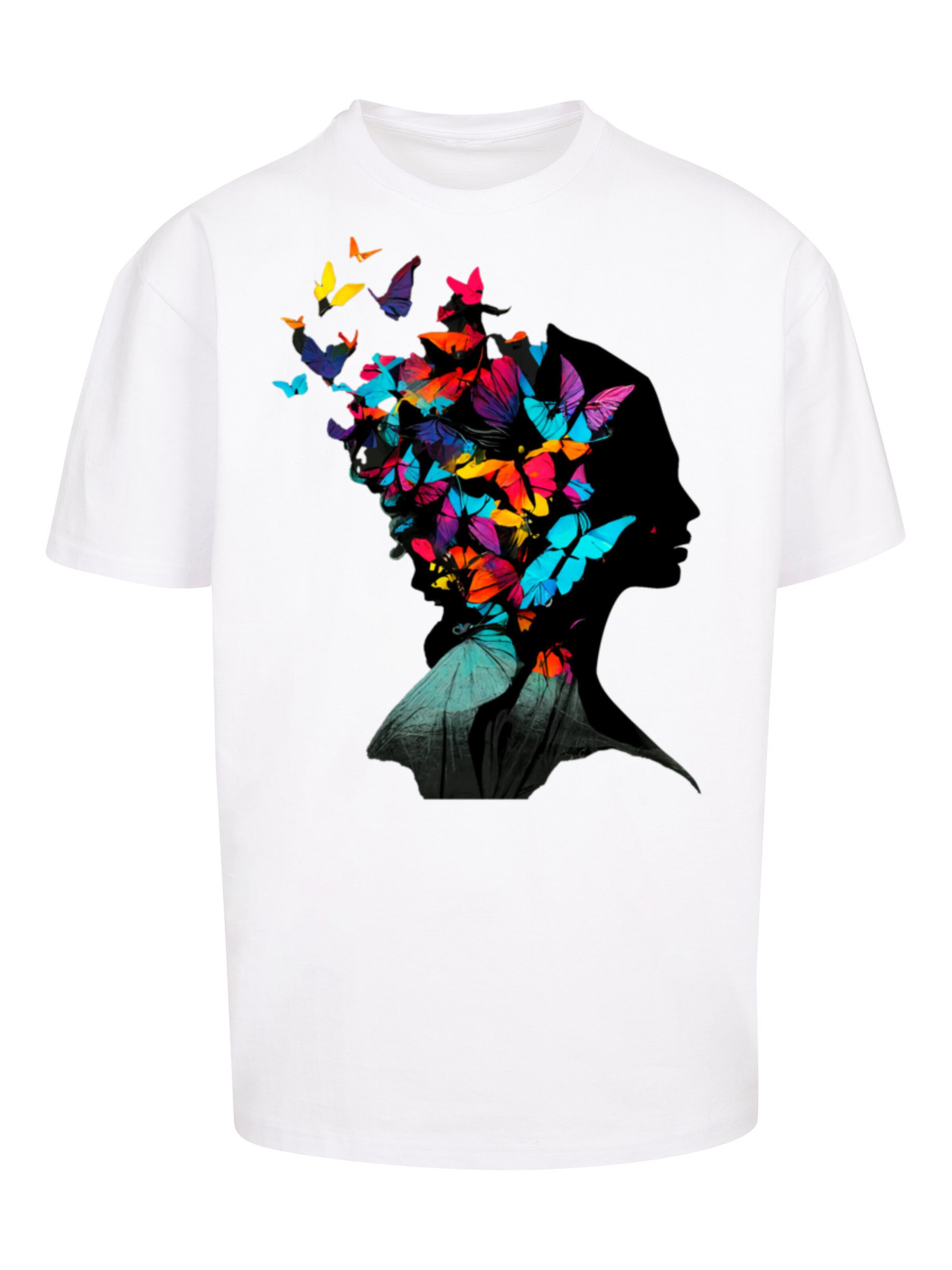 T-Shirt F4NT4STIC en blanc : devant