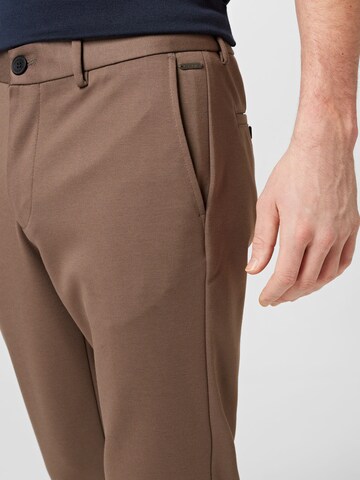 JACK & JONES Слим Брюки-чинос 'MARCO' в Коричневый