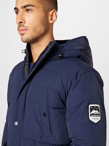 INDICODE JEANS Winterparka 'Gazelle' in Blau