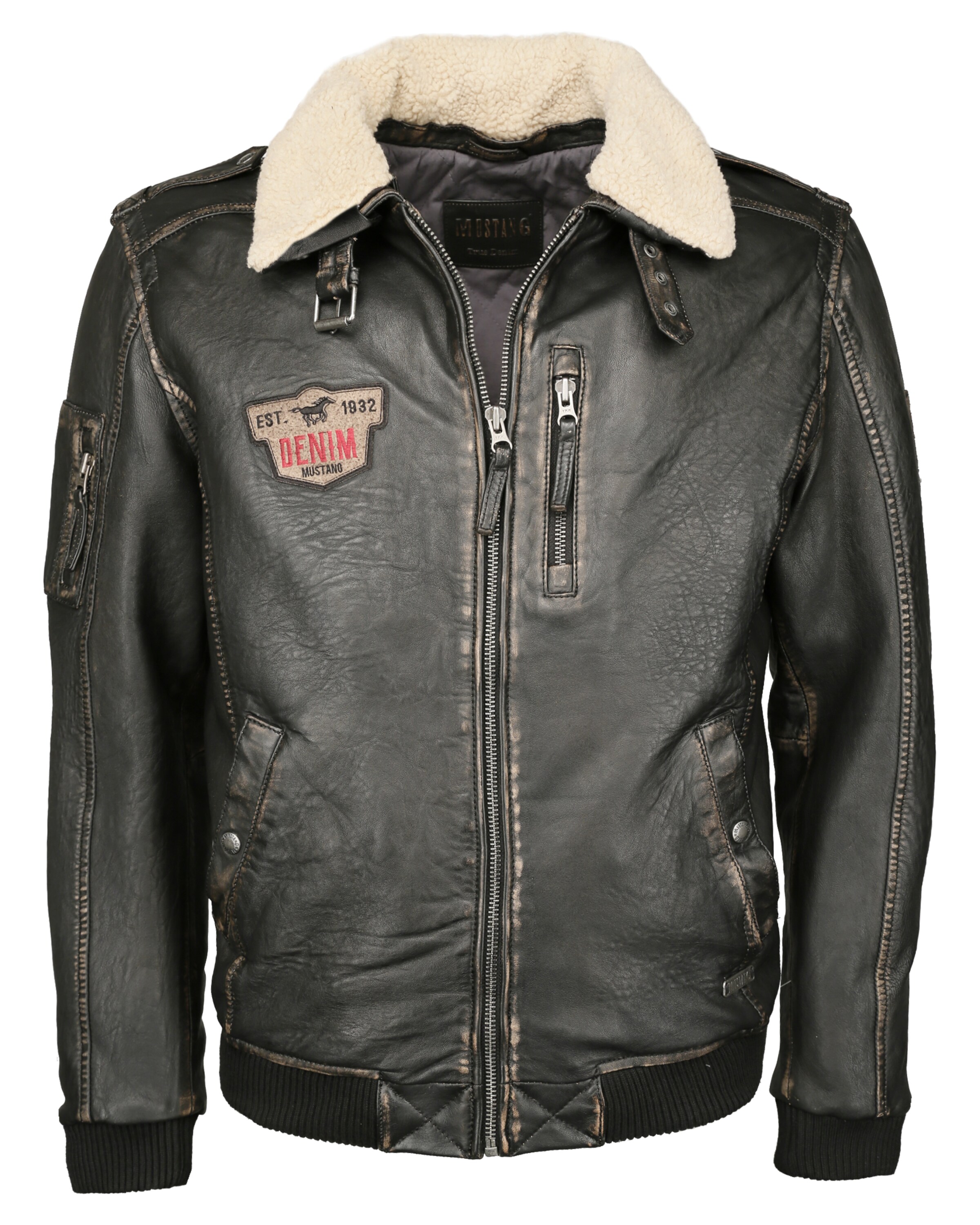 MUSTANG Tussenjas in Bruin: voorkant