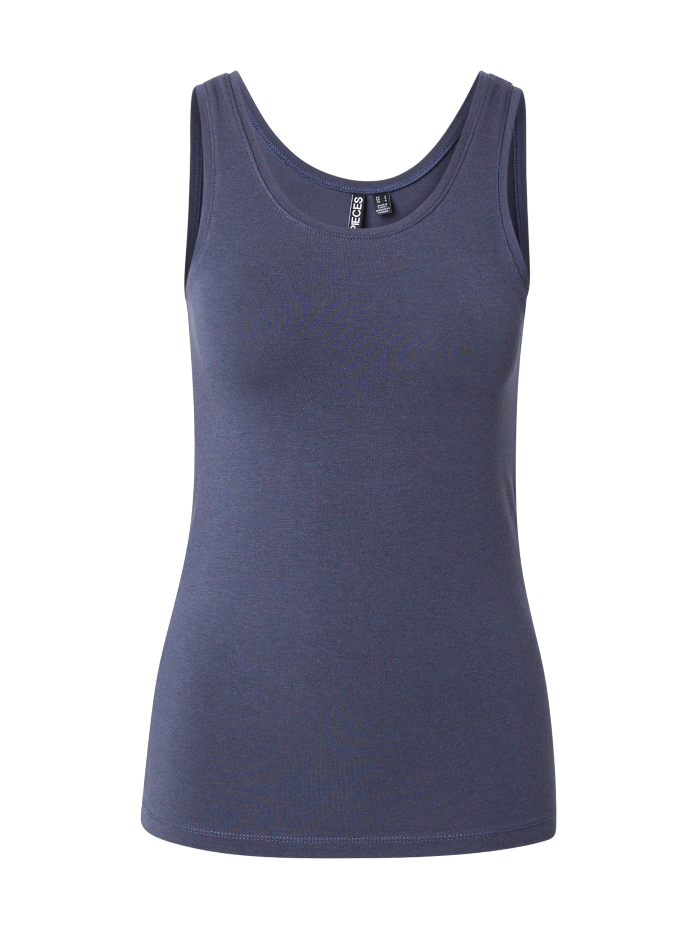 PIECES Top 'Sirene' in Blau: Vorderseite