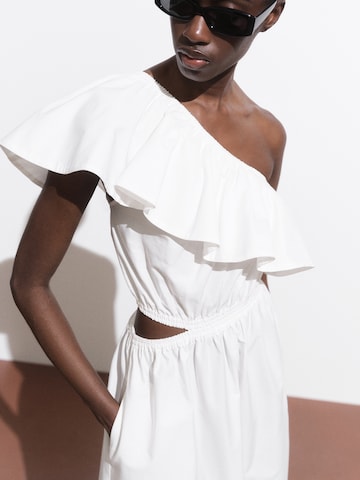 MANGO Zomerjurk 'CUTY' in Wit