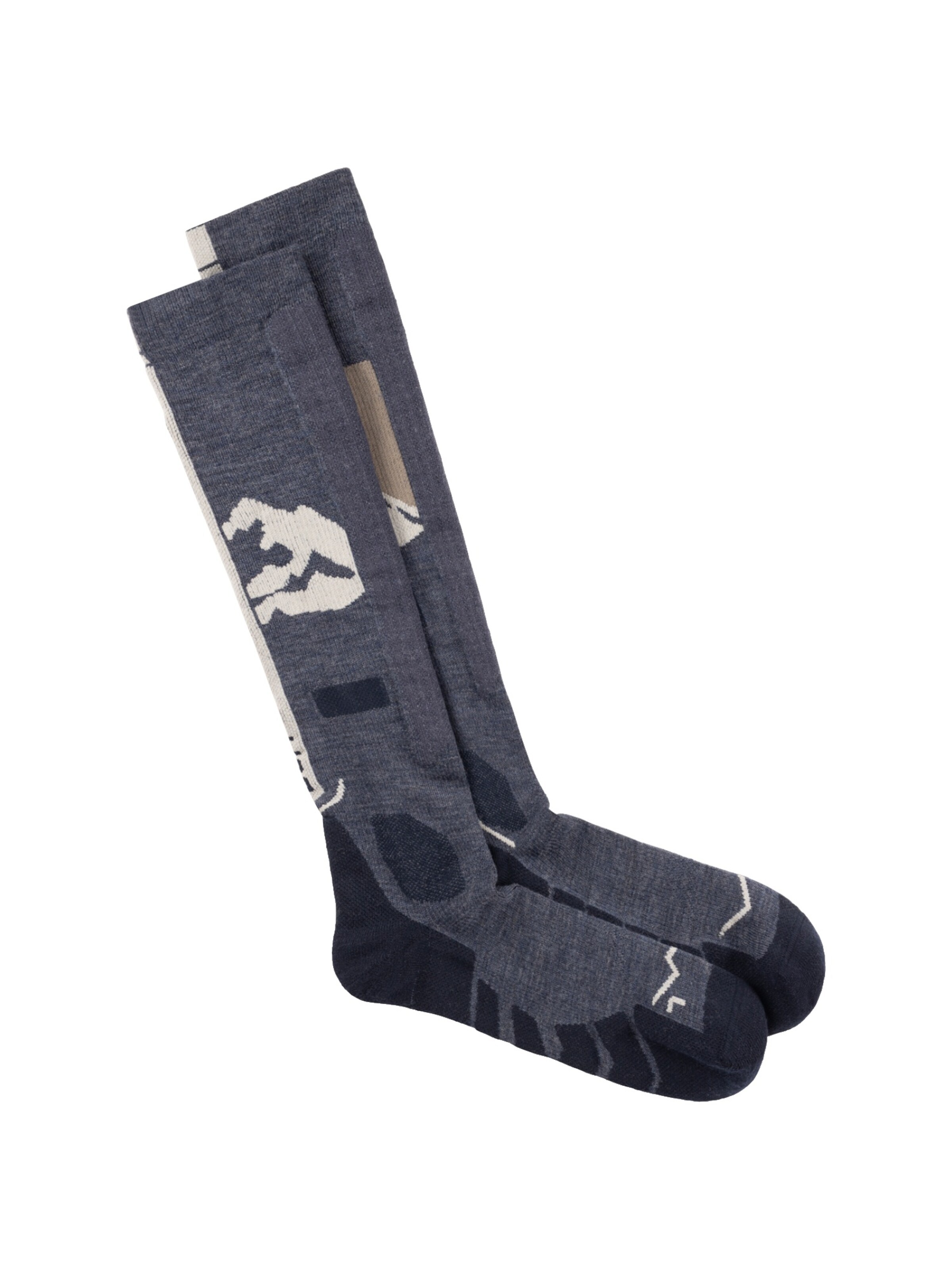BUFF Socken 'BUFF Merino Heavyweight Over The Calf Socks'‌‌‌ in Blau