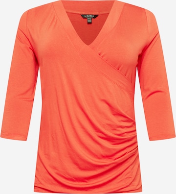 Lauren Ralph Lauren Plus Tričko 'ALAYJA' – oranžová: přední strana