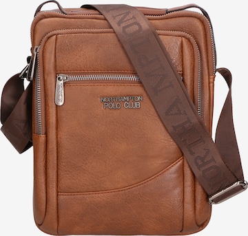Northampton Polo Club Shoulder Bag in Brown: front