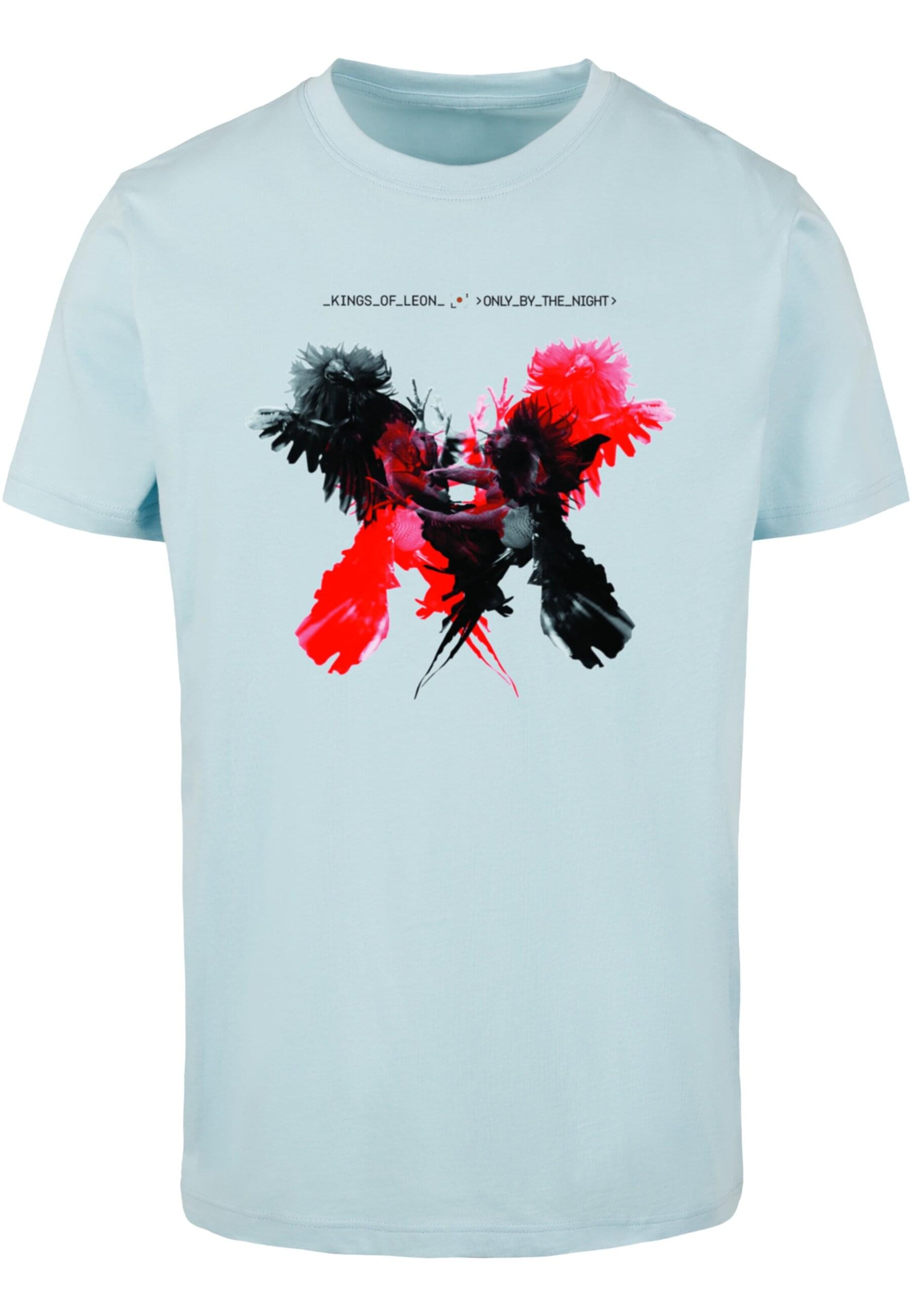 Merchcode T-Shirt 'Kings Of Leon' in Blau: Vorderseite