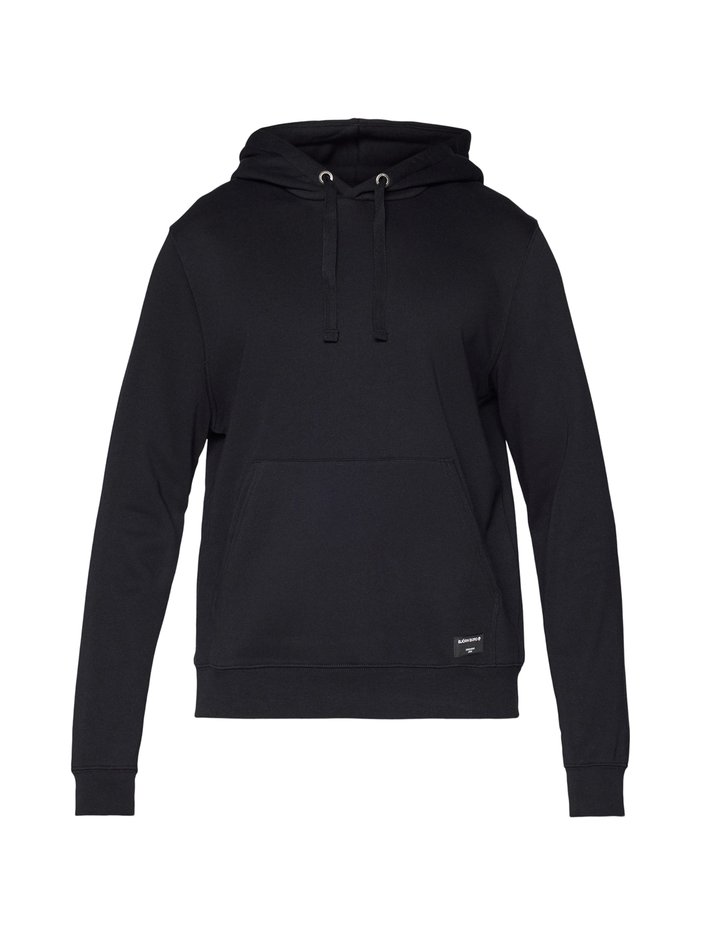 BJÖRN BORG Sportsweatshirt 'CENTRE' in Schwarz: Vorderseite
