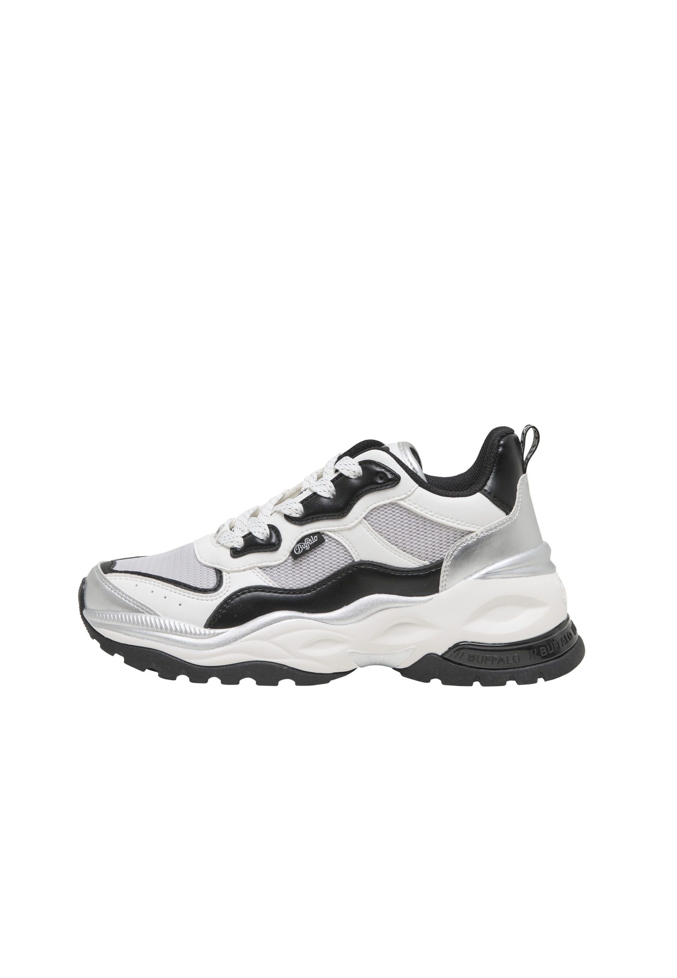 Sneaker bassa di BUFFALO in argento: frontale