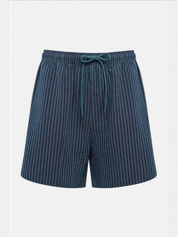 Pantaloncini da bagno 'PENTI Gestreifte Herren-Badeshorts' di Penti in blu
