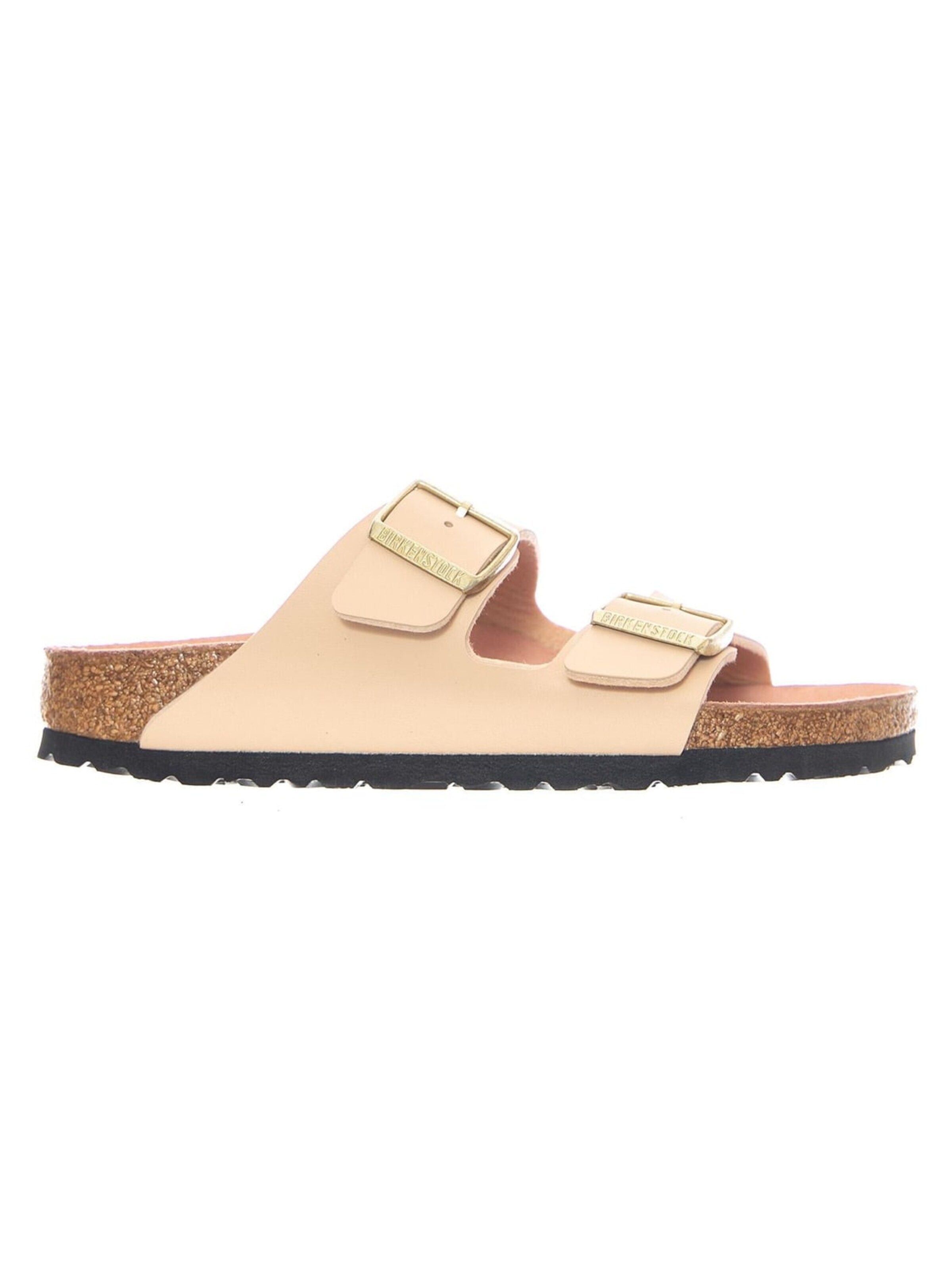 Sandales 'Arizona Triples Birko Flor Narrow Fit New Beige / Pink Clay' BIRKENSTOCK en rose