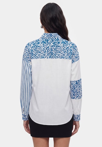 Chemisier faina en bleu