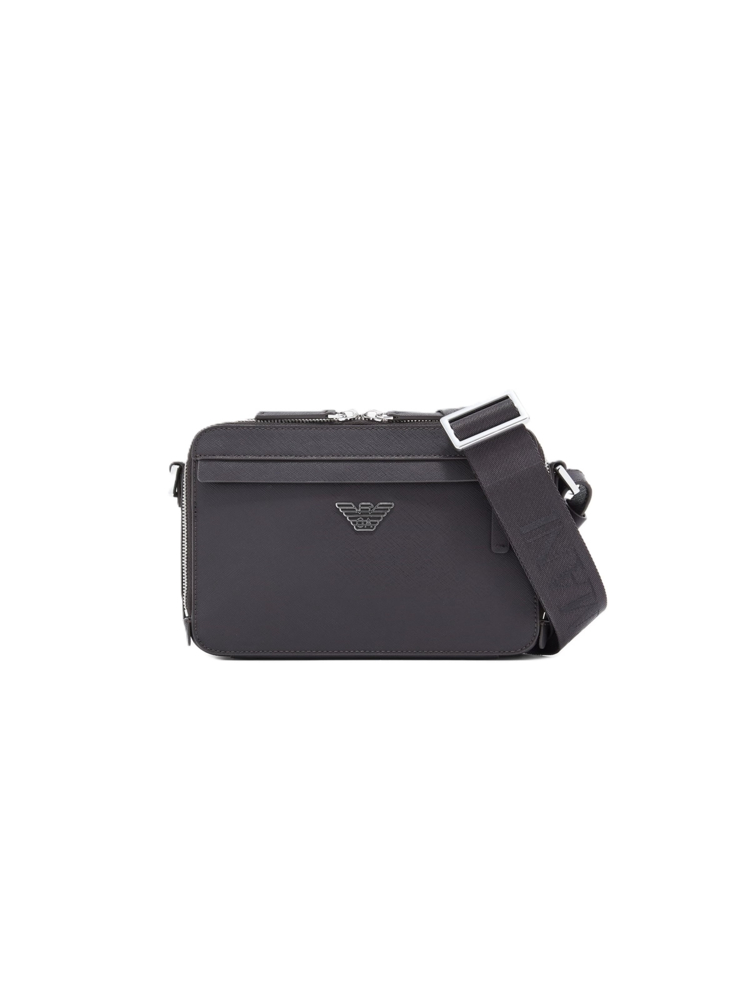 Borsa a tracolla 'EM001186 AF13805' di Emporio Armani in nero: frontale