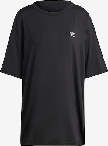 ADIDAS ORIGINALS Υπερμέγεθες μπλουζάκι 'Trefoil' σε μαύρο: μπροστά