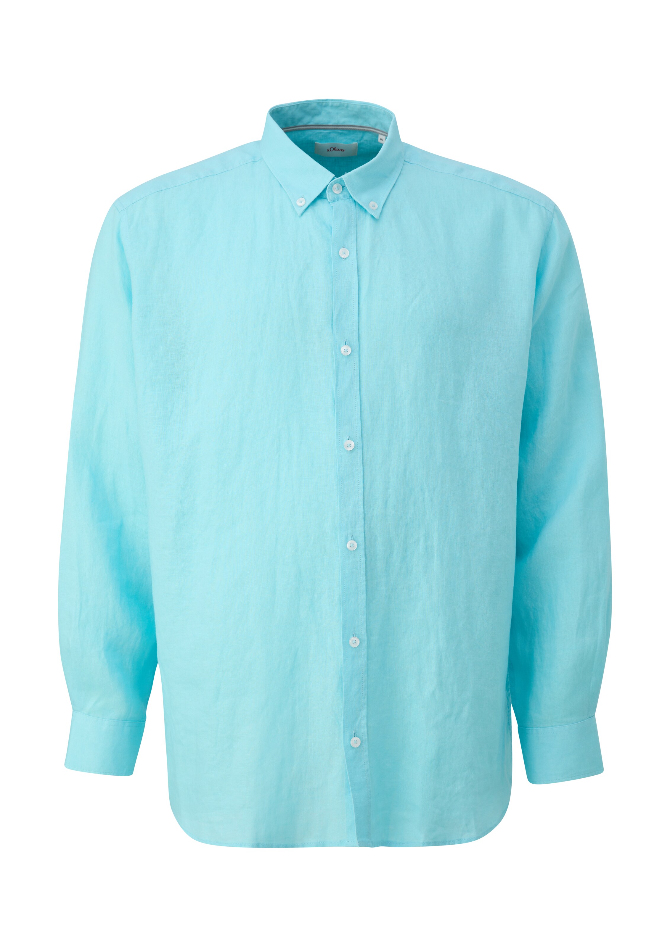 s.Oliver Men Big Sizes Regular Fit Hemd in Blau: Vorderseite