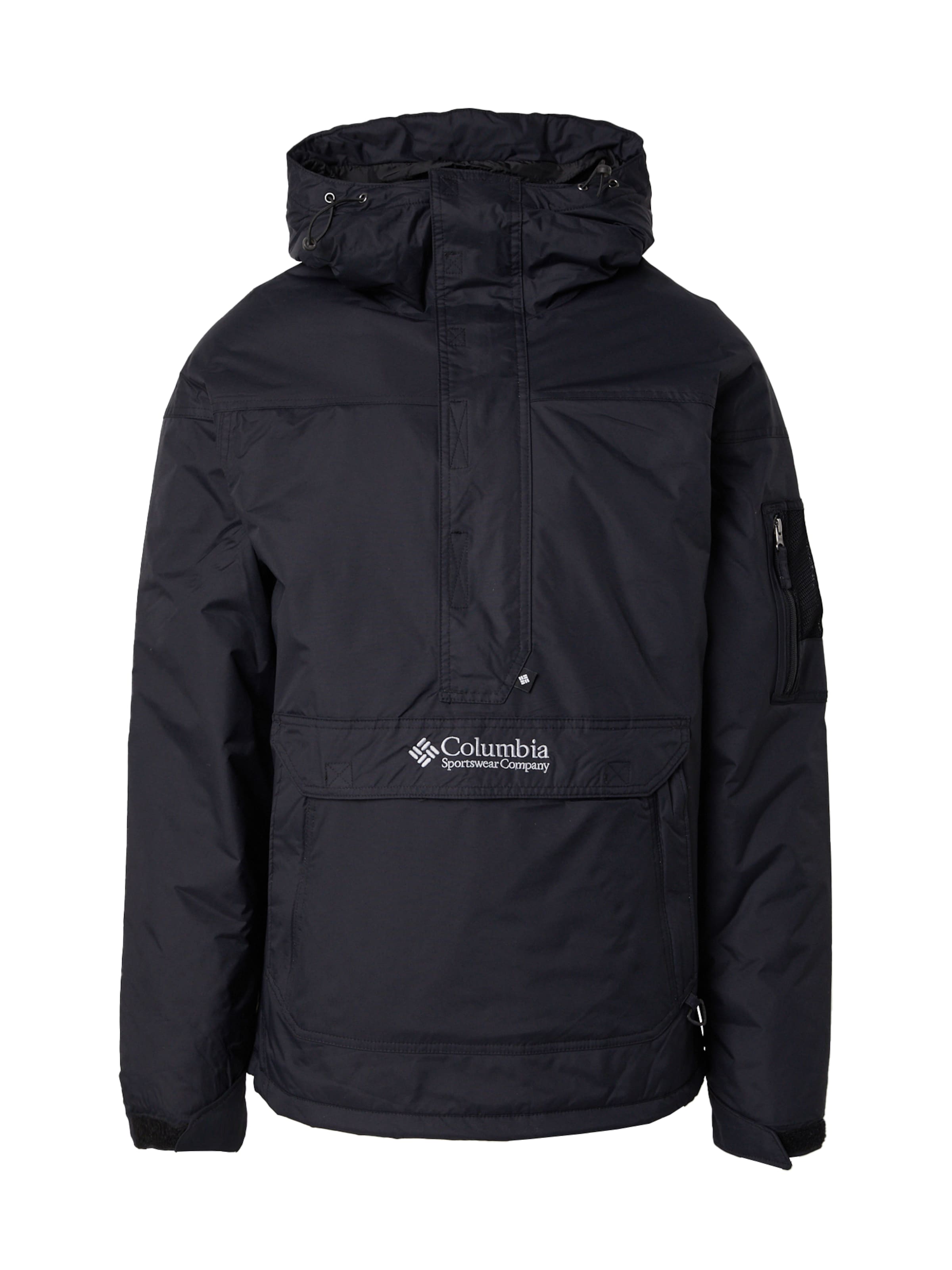 COLUMBIA Μπουφάν πεζοπορίας 'Challenger II' σε μαύρο: μπροστά