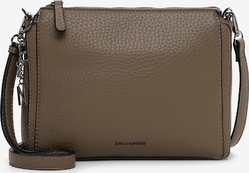 Sac bandoulière 'Harleen' Emily & Noah en marron : devant