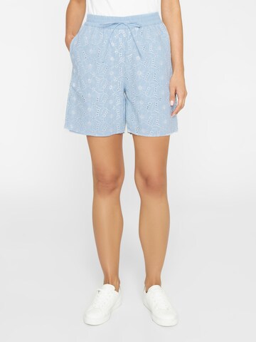 KnowledgeCotton Apparel Regular Shorts in Blau: predná strana