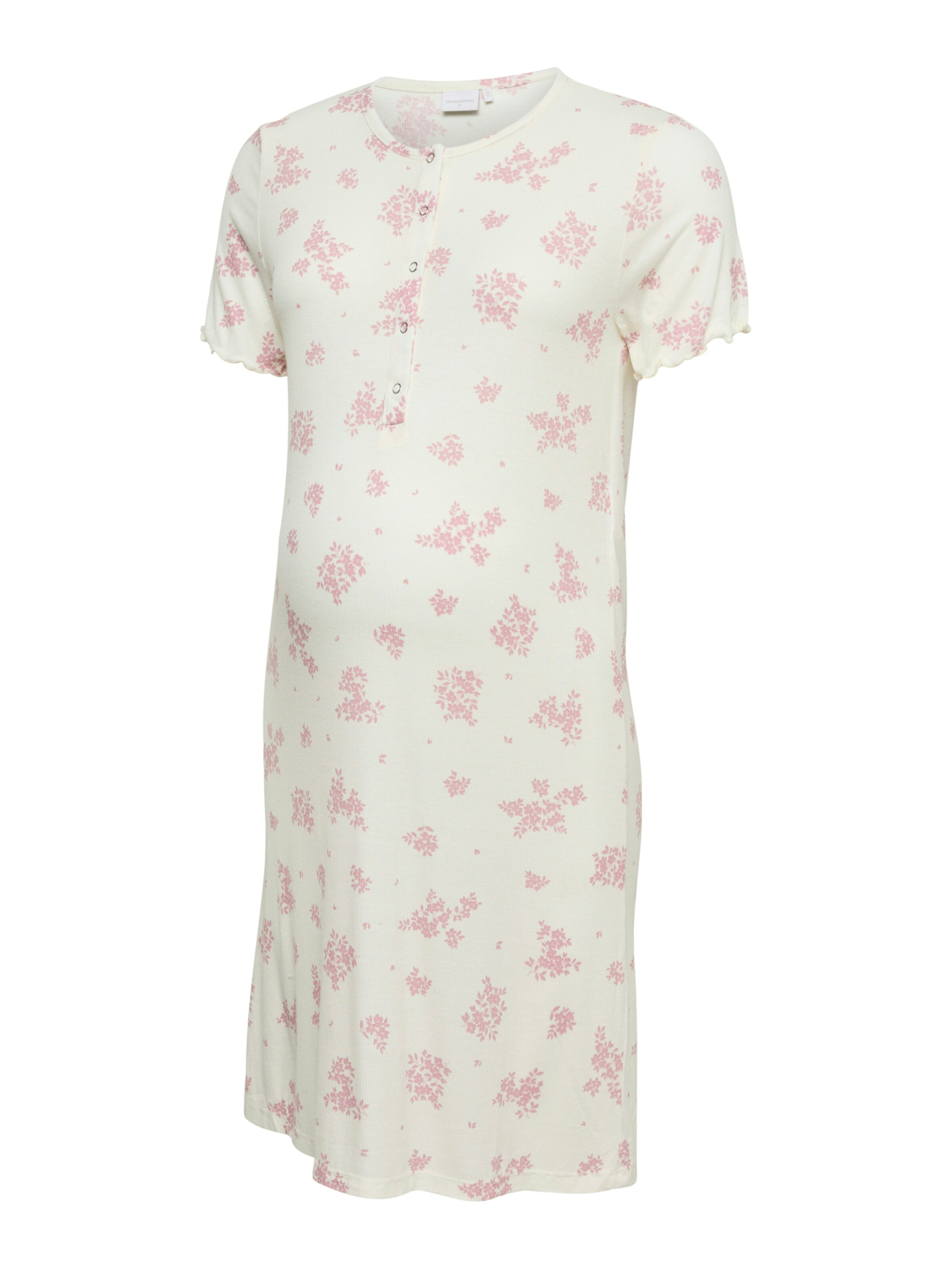 MAMALICIOUS Nachthemd 'Laura Lia' in Weiß: Vorderseite