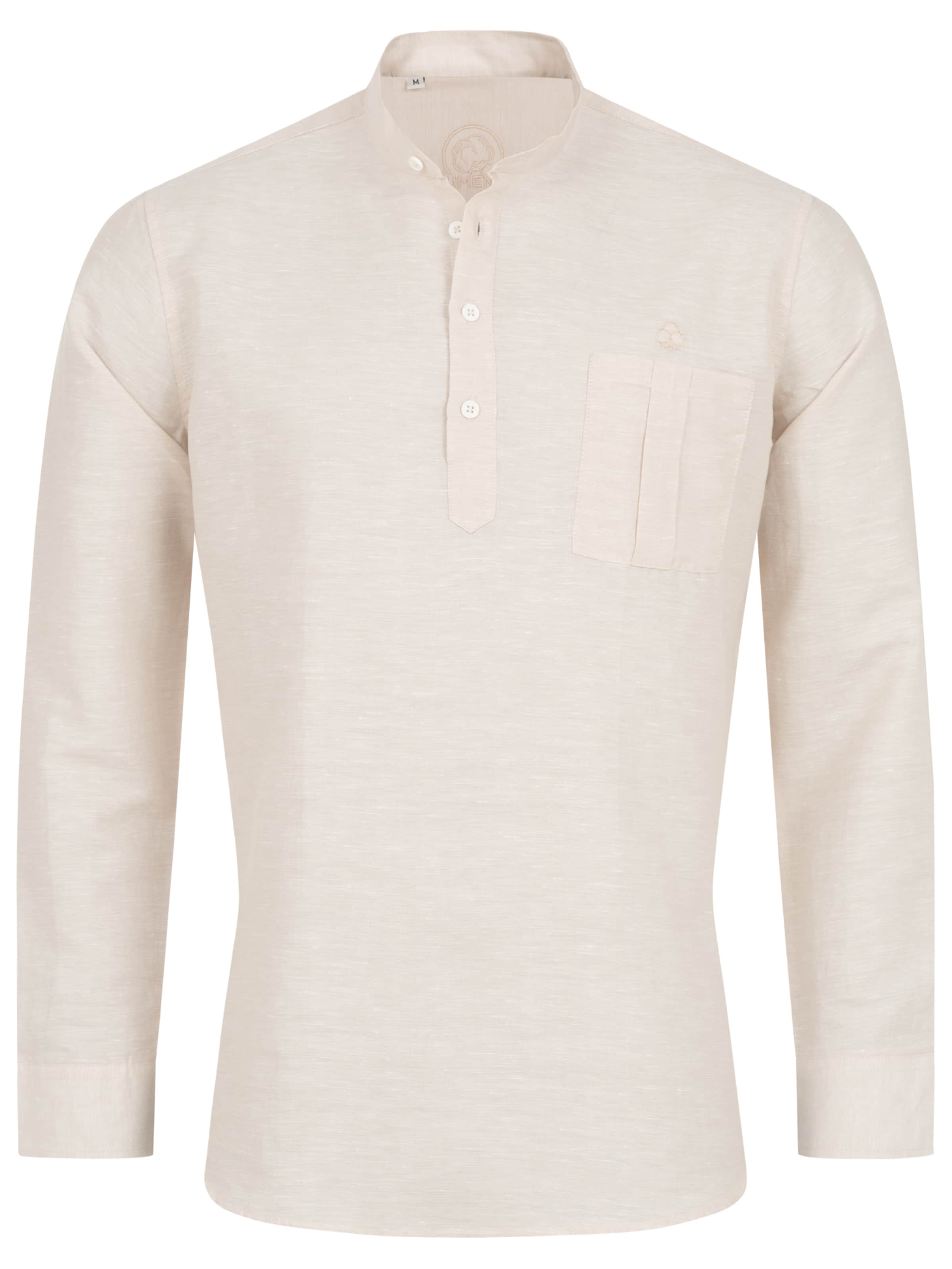 Indumentum Hemd in Beige: Vorderseite