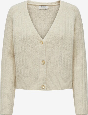 ONLY Strickjacke 'AMELIA' in Beige: predná strana