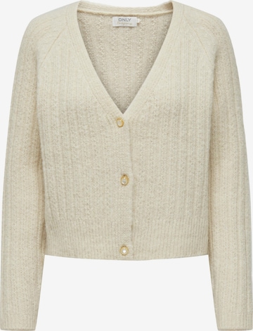 ONLY Strickjacke 'AMELIA' in Beige: predná strana