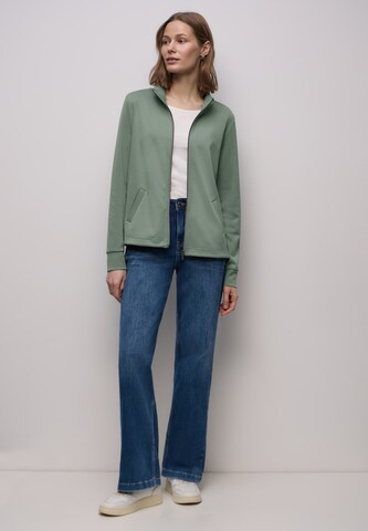 STREET ONE Sweatjacke in Grün