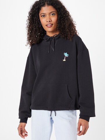 WRANGLER Sweatshirt 'DRAWCORD' in Schwarz: predná strana