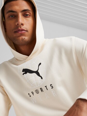 PUMA Athletic Sweatshirt in Beige