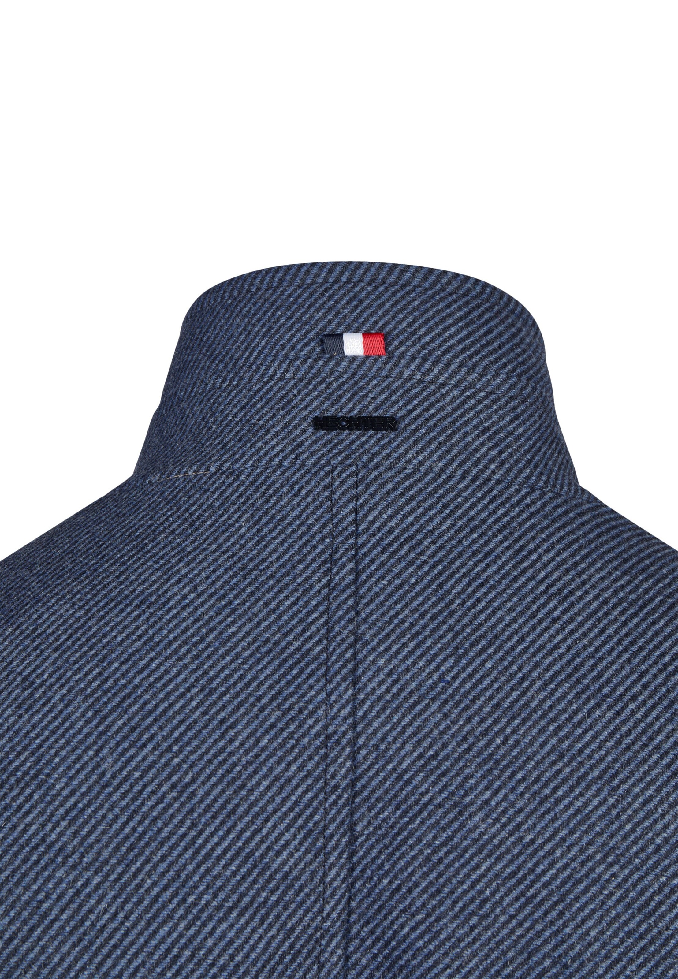 HECHTER PARIS Between-Seasons Coat 'Modern Fit' in Blue