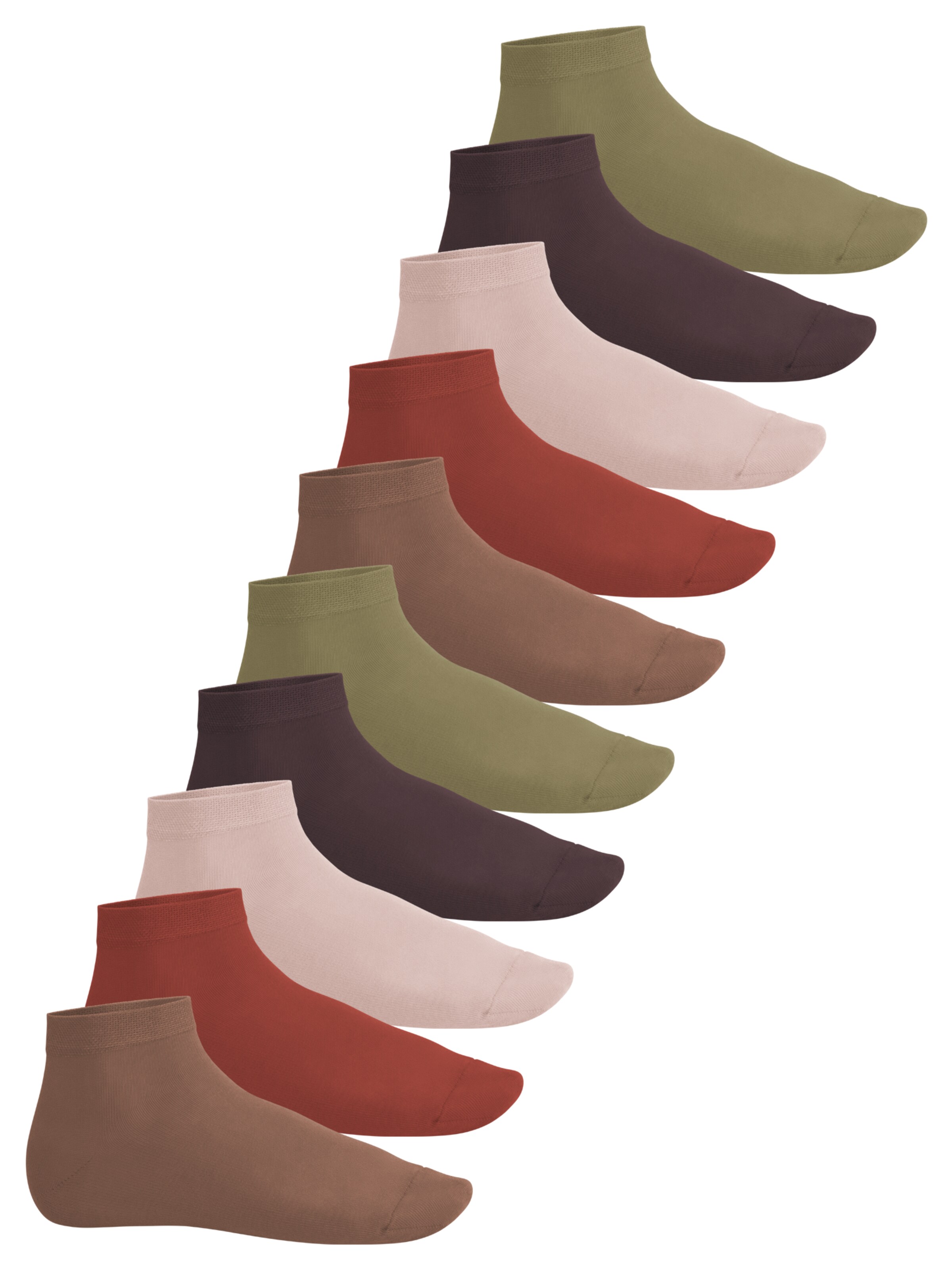 footstar Socken 'EVERYDAY!'‌‌‌ in Rot: Vorderseite