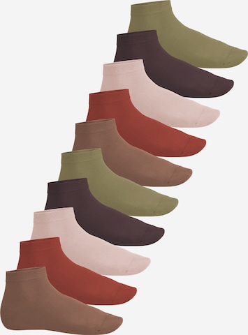 footstar Socken 'EVERYDAY!' in Rot: Vorderseite