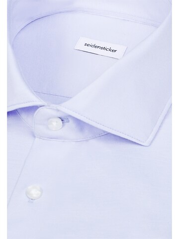 SEIDENSTICKER Slim Fit Businesshemd in Blau