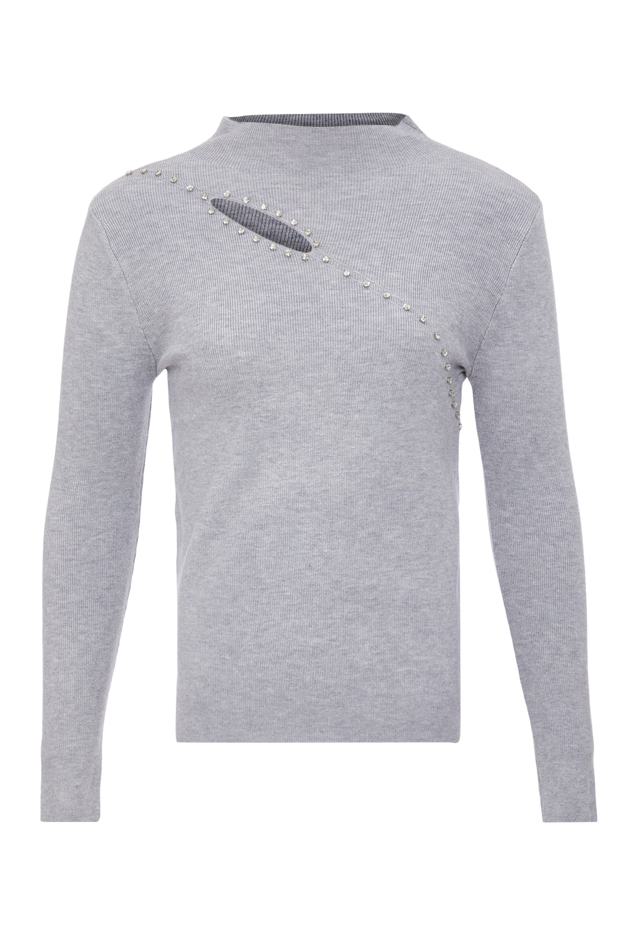 bling bling by leo Sweater in Grey: front