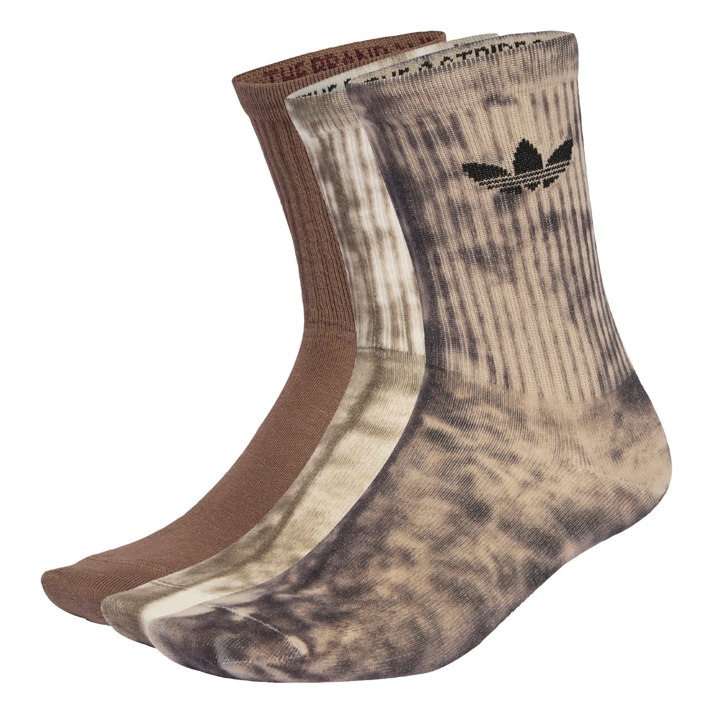 Chaussettes ADIDAS ORIGINALS en beige : devant