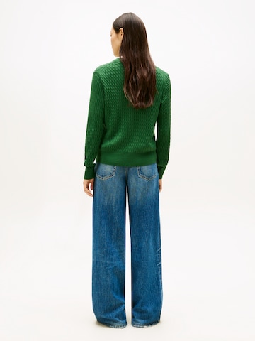 Pulover de la TOMMY HILFIGER pe verde