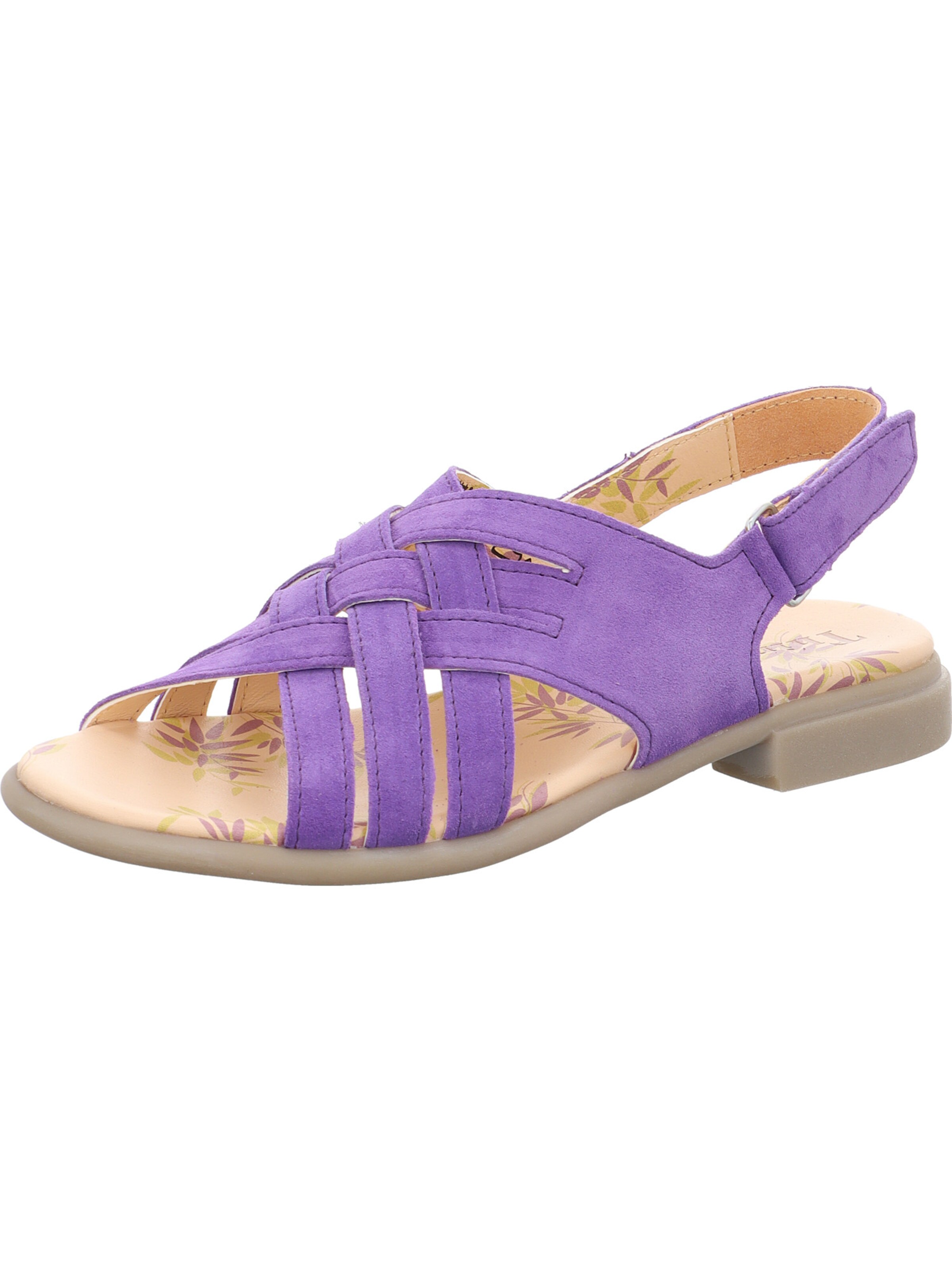 THINK! Strap Sandals 'Kamaa' in Purple: front