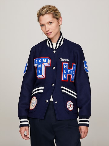 TOMMY HILFIGER Tussenjas in Blauw: voorkant