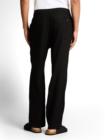 TOM TAILOR DENIM Loose fit Trousers in Black