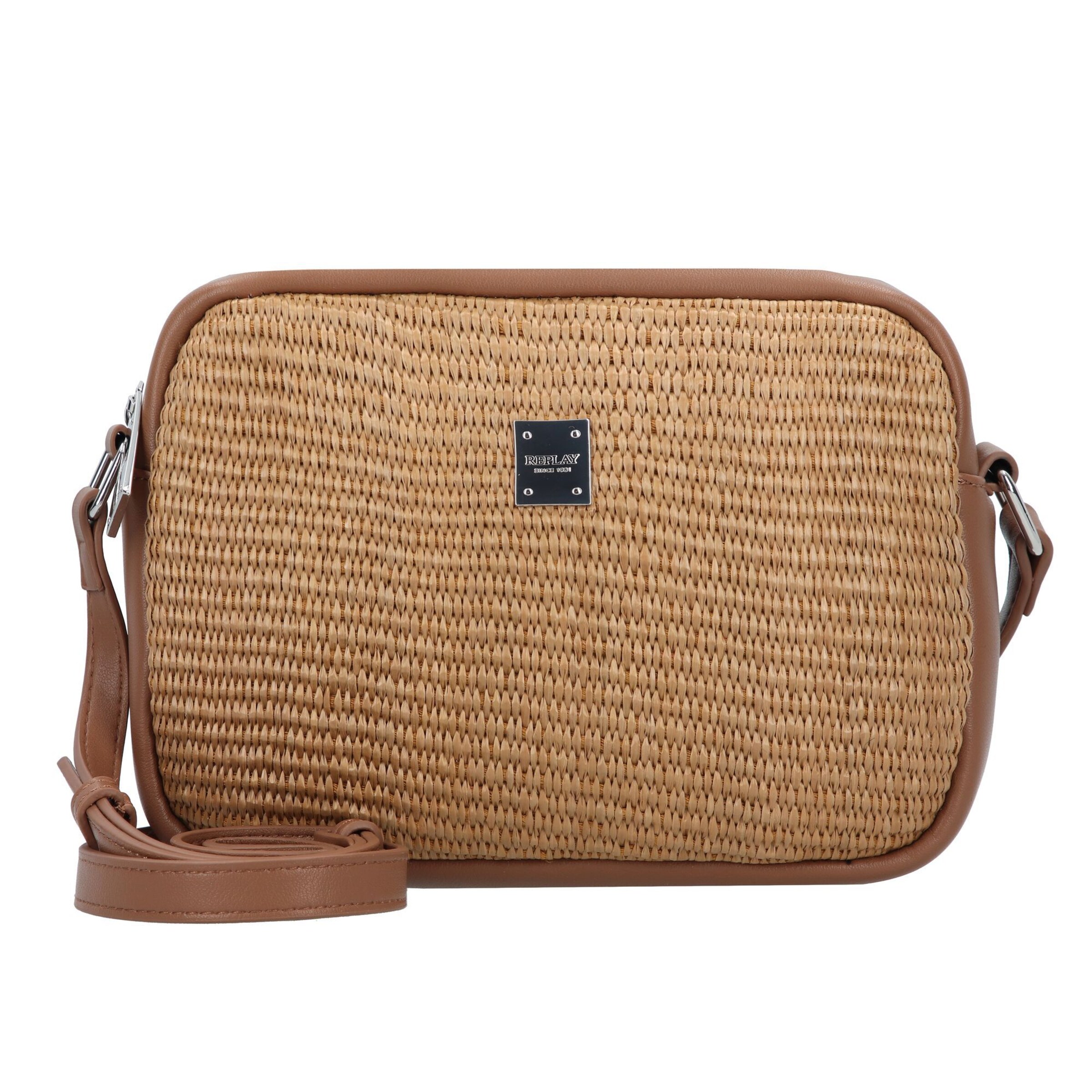 REPLAY Crossbody bag in Brown: front