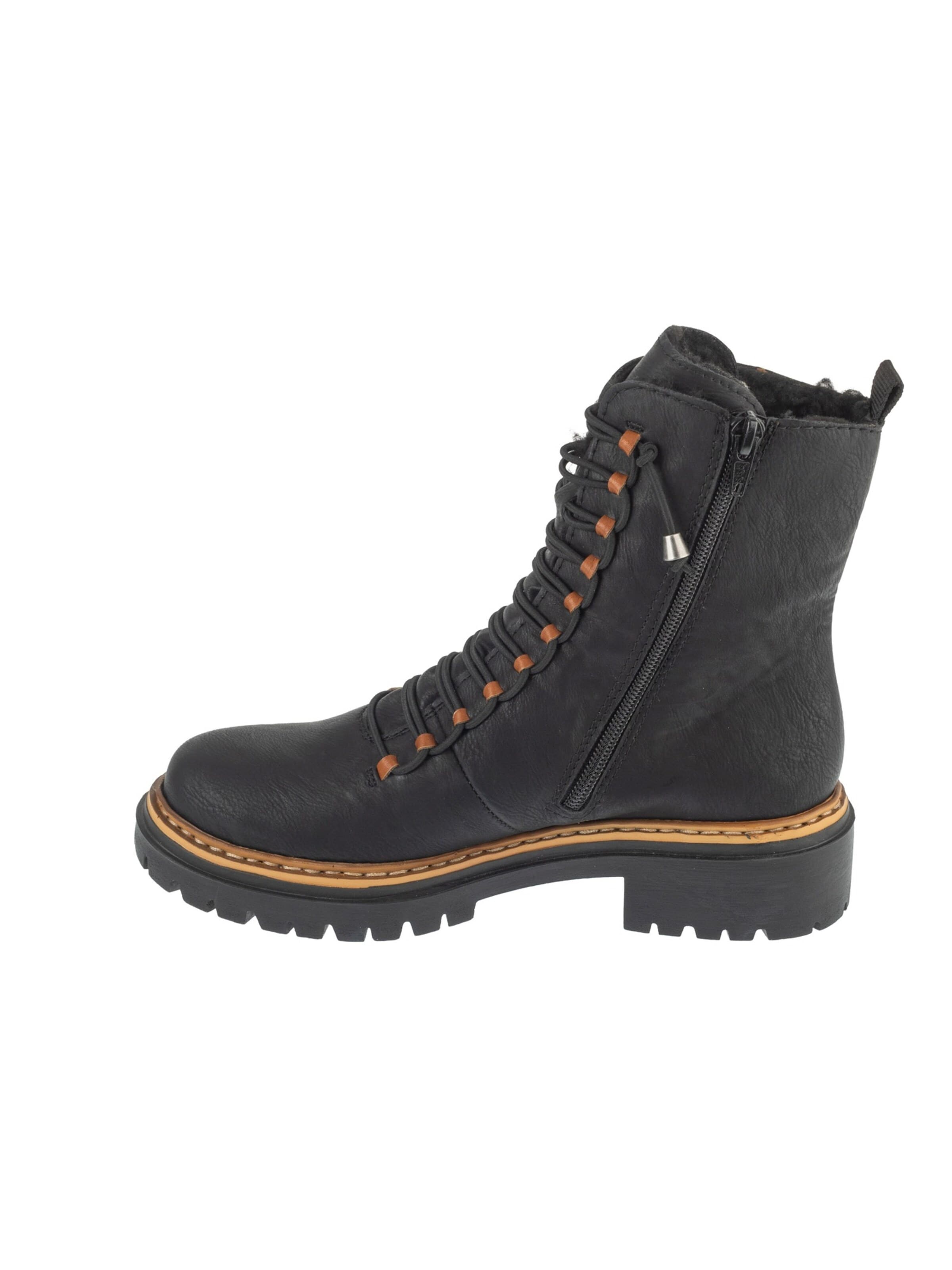 Rieker Bottes à lacets '72653' en 37 en noir, Vue avec produit